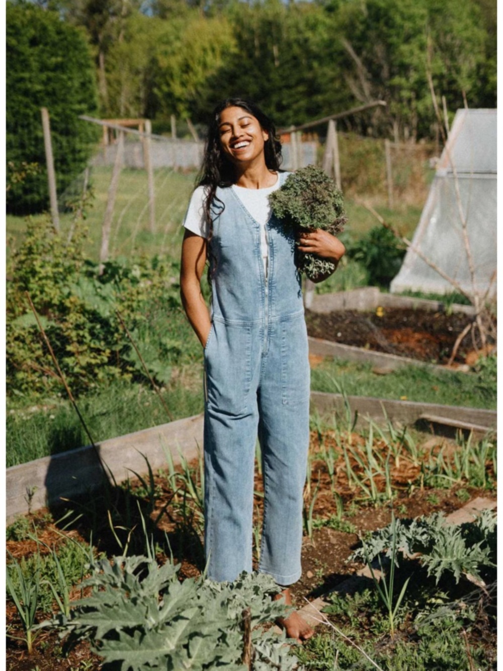 DU/ER Women's Performance Denim Jumpsuit